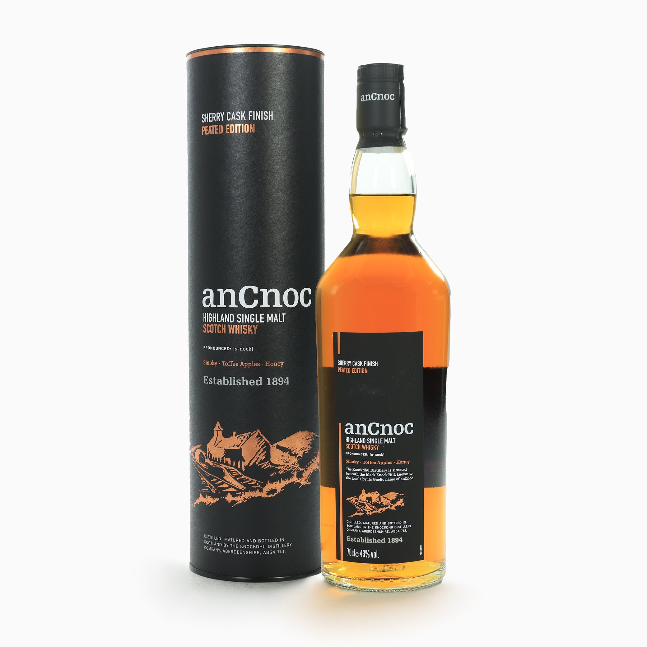 AnCnoc - Sherry Cask Finish (Peated Edition)