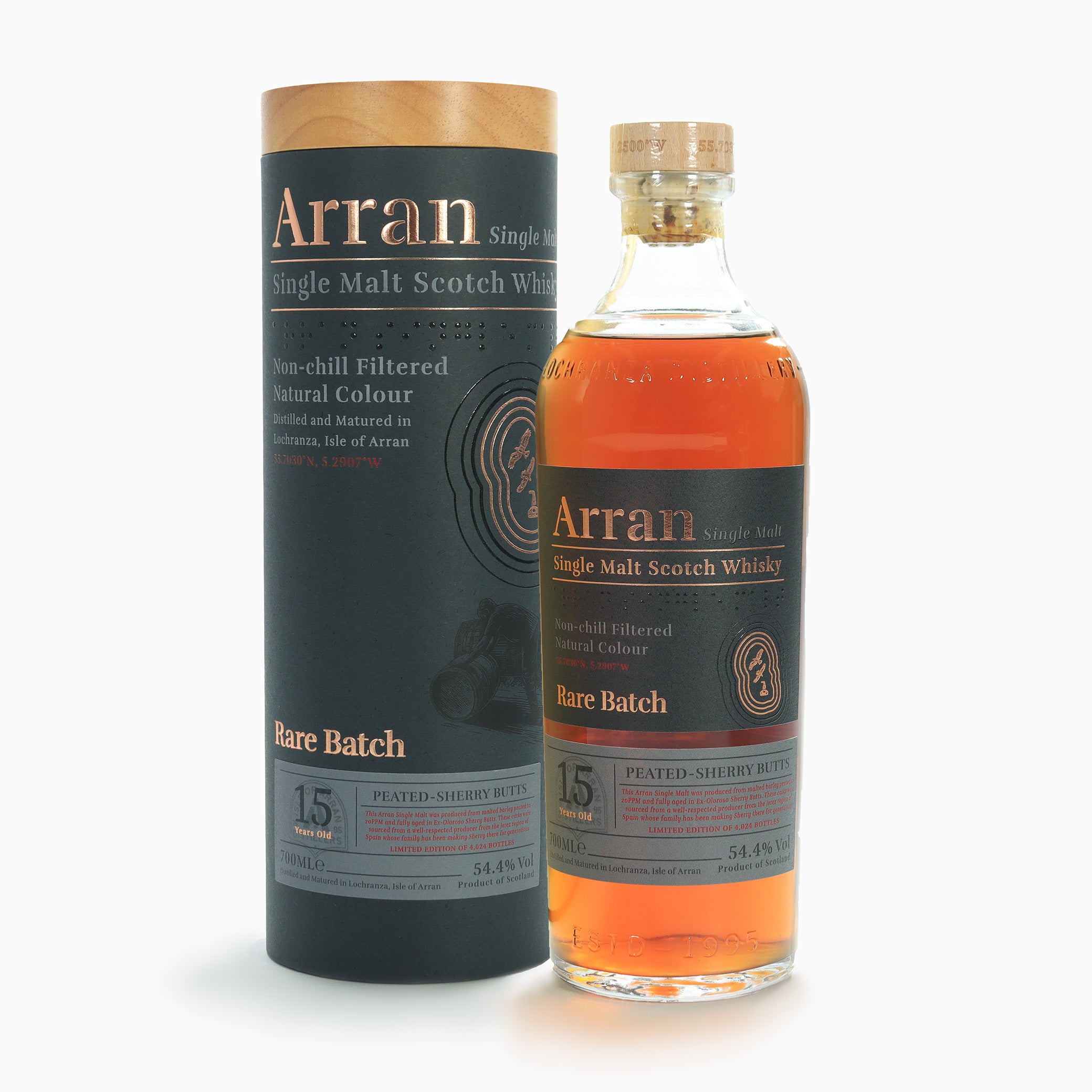 Arran - 15 Year Old (Rare Batch) Peated-Sherry Butts