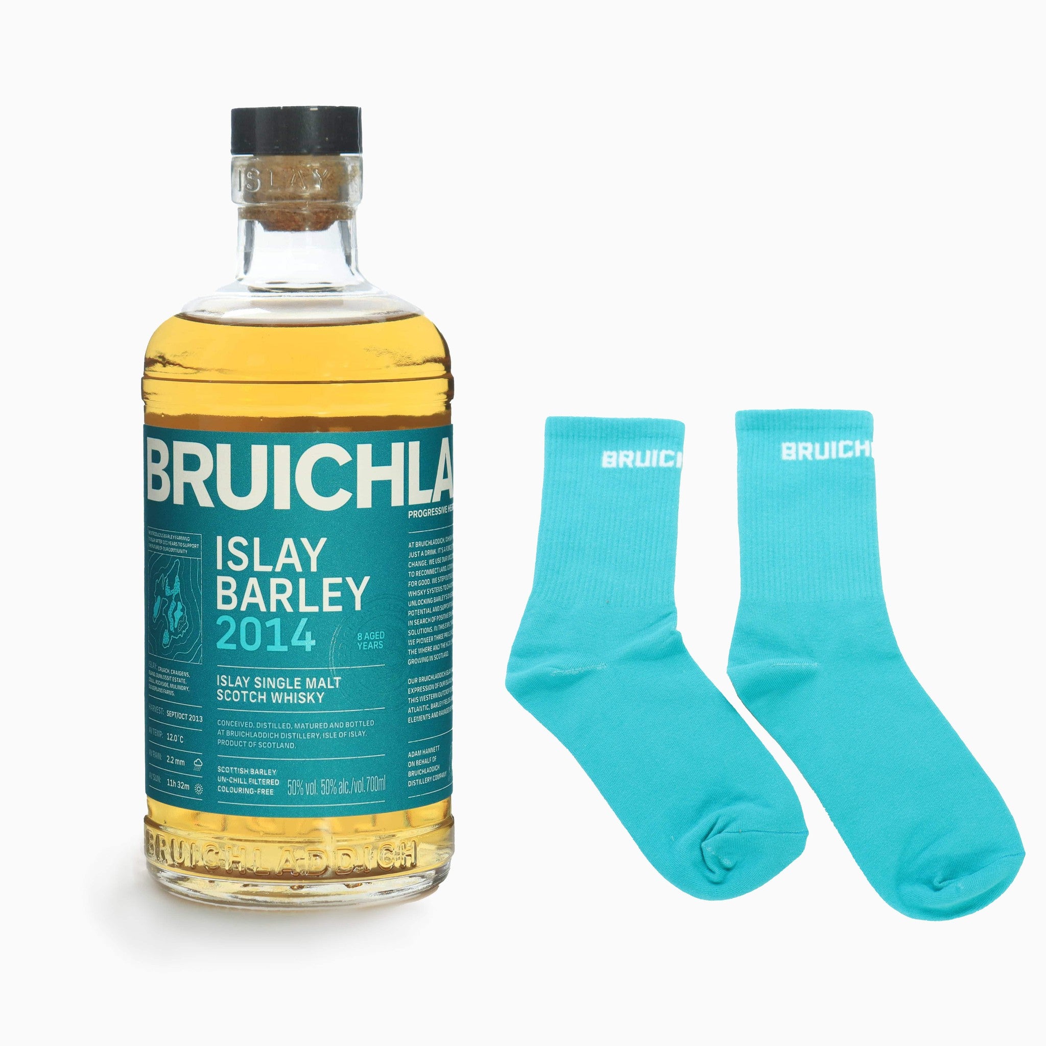 Bruichladdich - 8 Year Old (2014) Islay Barley + Socks