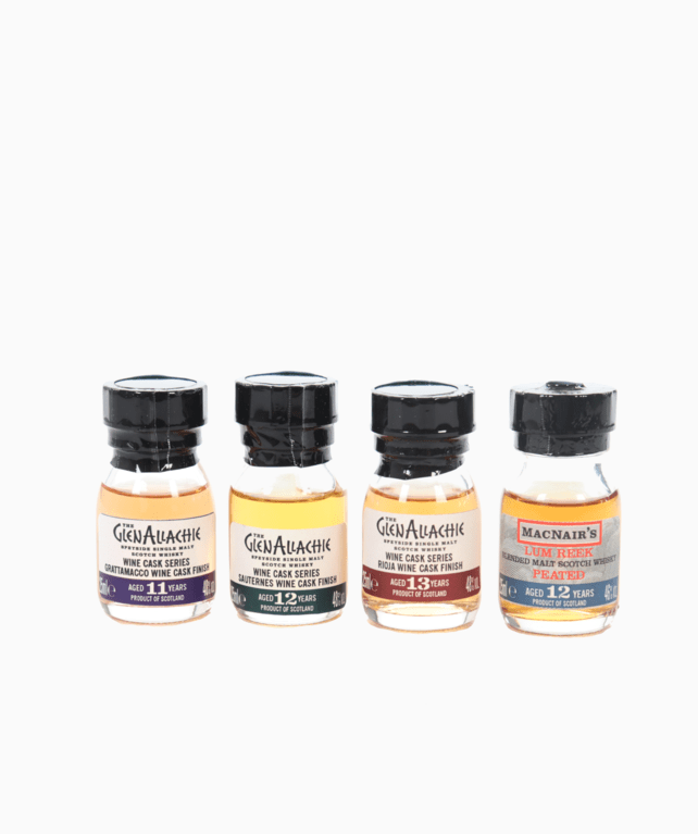 GlenAllachie - Wine Cask Finish (4 x 2.5cl) Billy Walker Live Tasting Set
