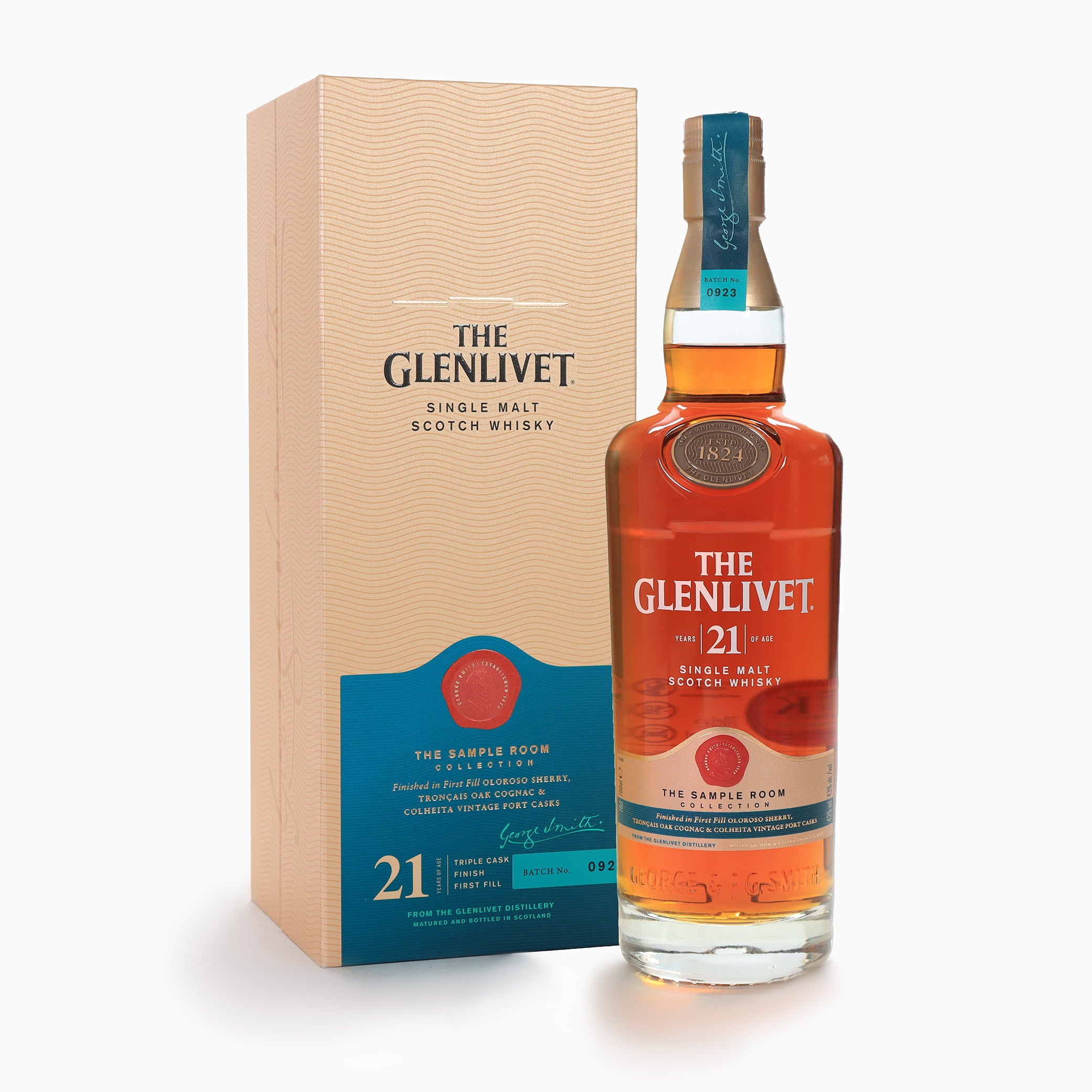 Glenlivet - 21 Year Old (The Sample Room Collection) Batch #0923