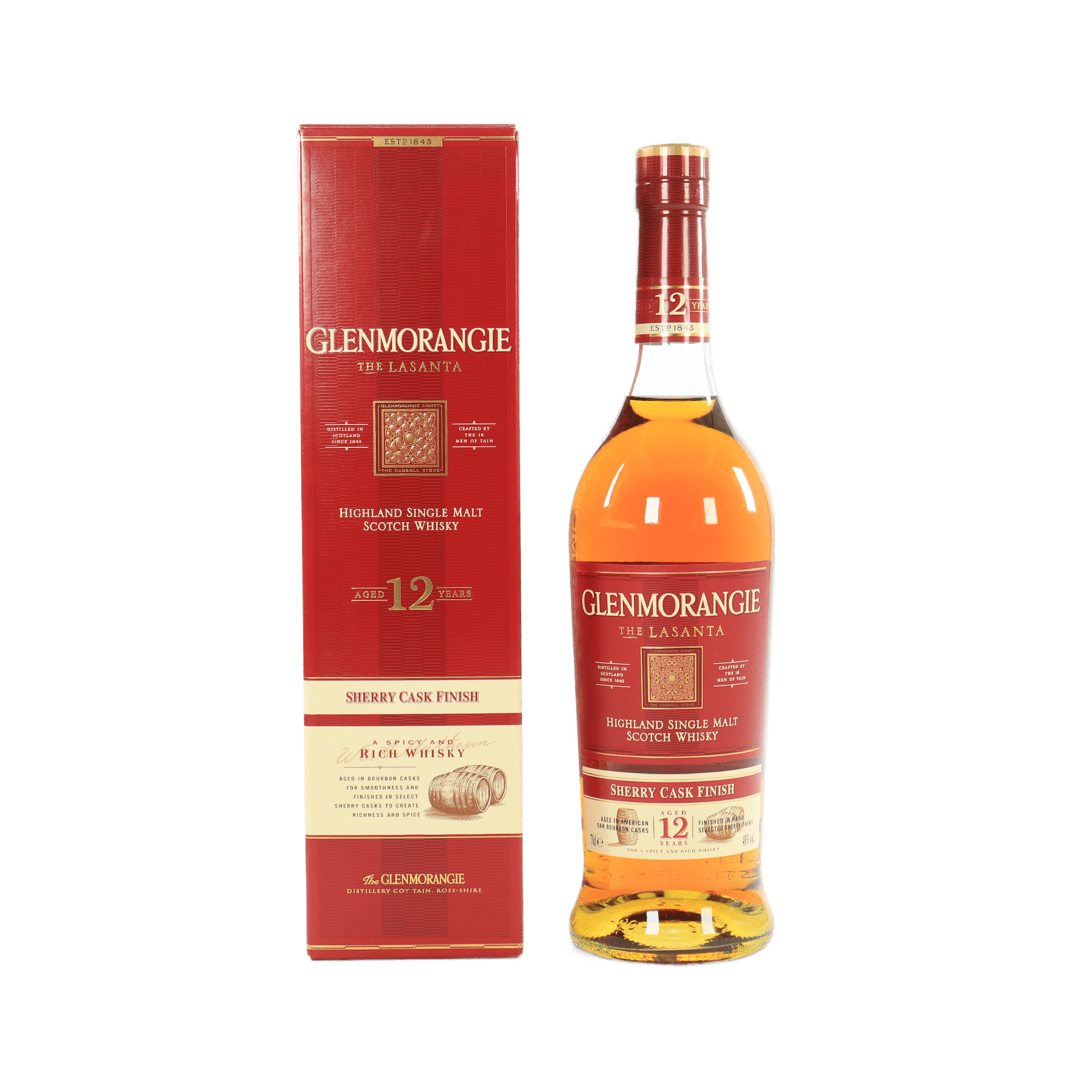 Glenmorangie - 12 Year Old (Lasanta) Old Box