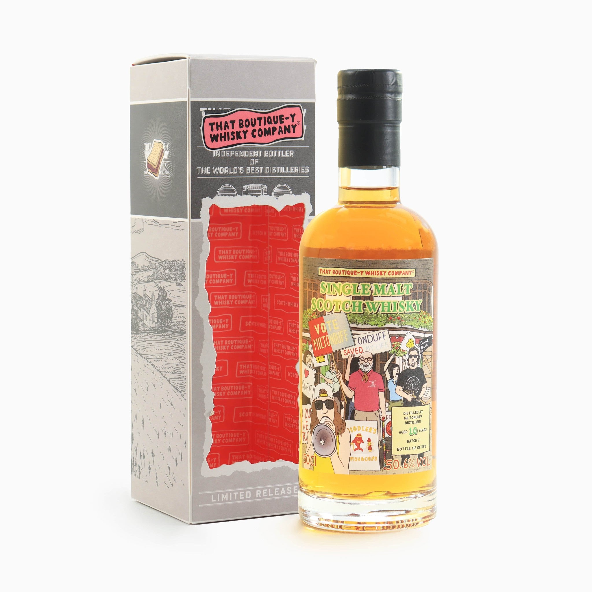 Miltonduff - 10 Year Old (That Boutique-y Whisky Company) Batch 7