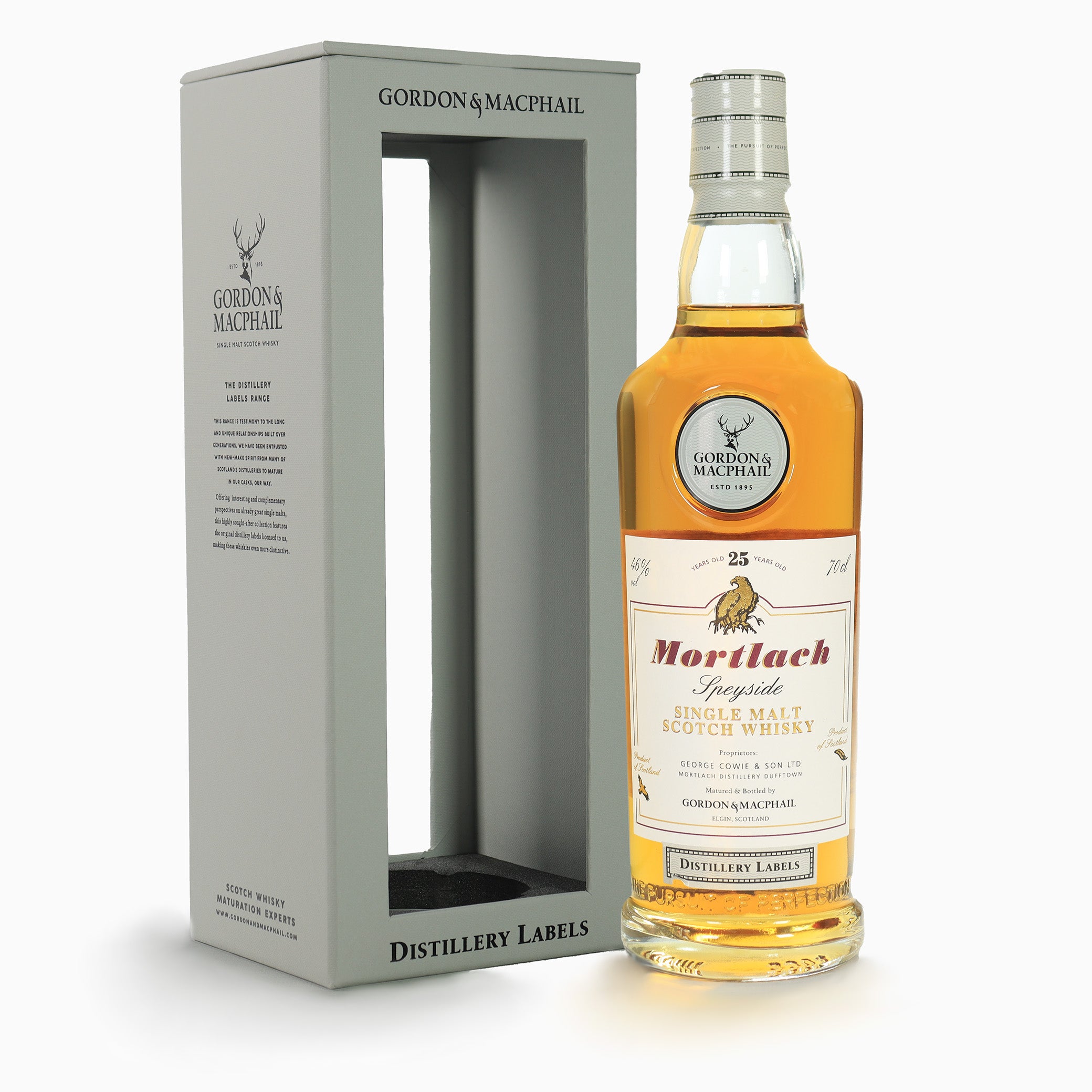 Mortlach - 25 Year Old (Gordon & MacPhail) Distillery Labels