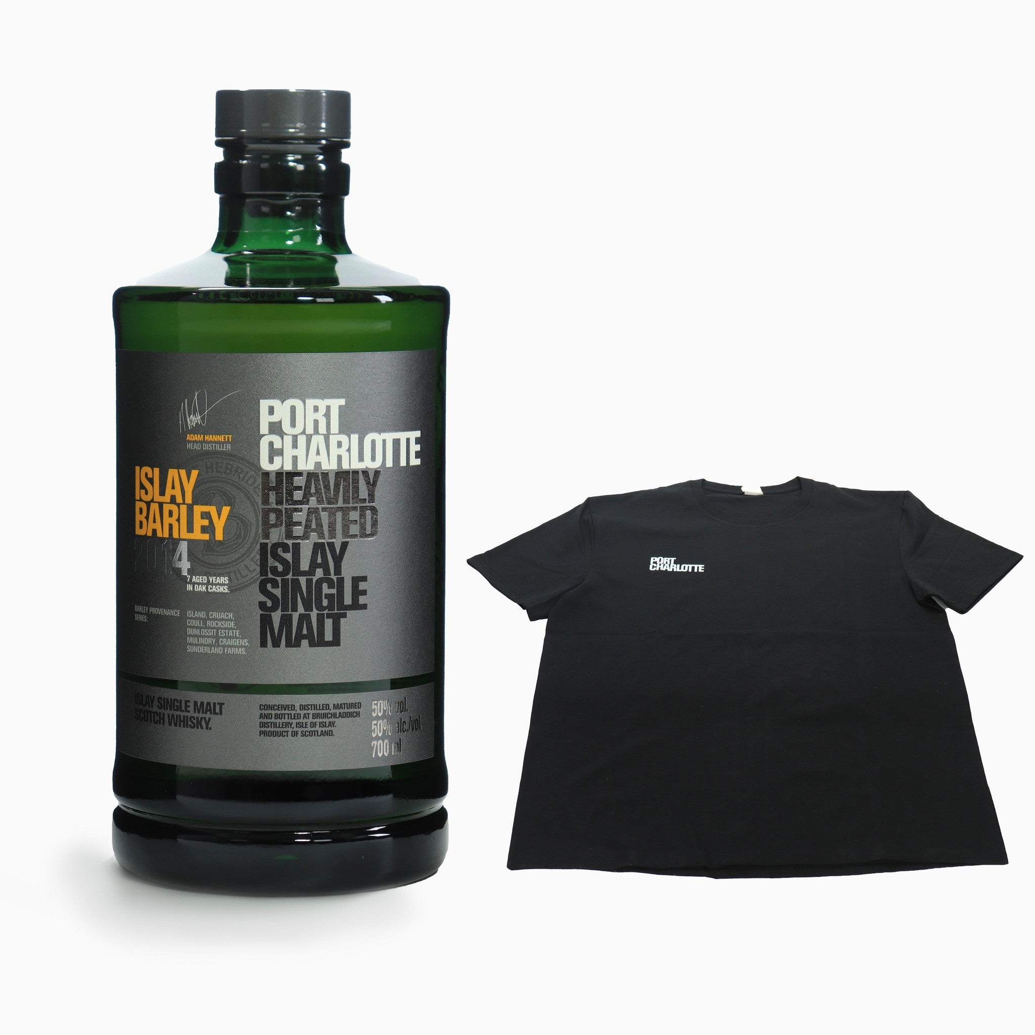 Port Charlotte - 7 Year Old (2014) Islay Barley + T-Shirt