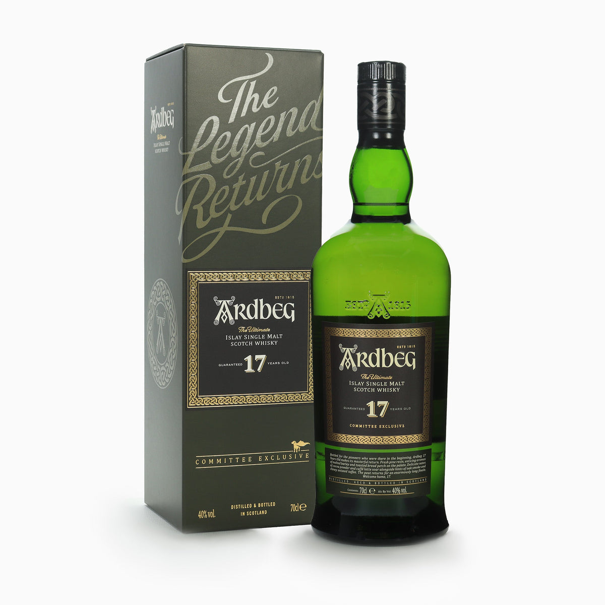 Ardbeg 17年 The Legend Returns 700ml Ardbeg 17 Year Old – The Legend Returns | Norfolk Wine & Spirits
