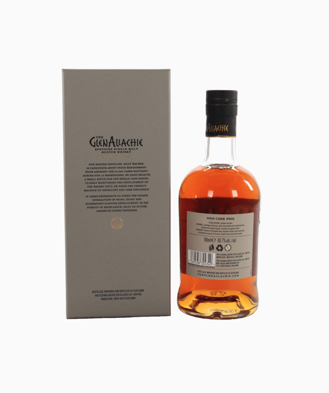 GlenAllachie - 15 Year Old (2006) Single Cask #868 (Tawny Port Pipe)