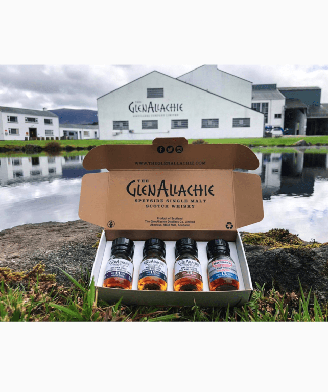 GlenAllachie - Wine Cask Finish (4 x 2.5cl) Billy Walker Live Tasting Set