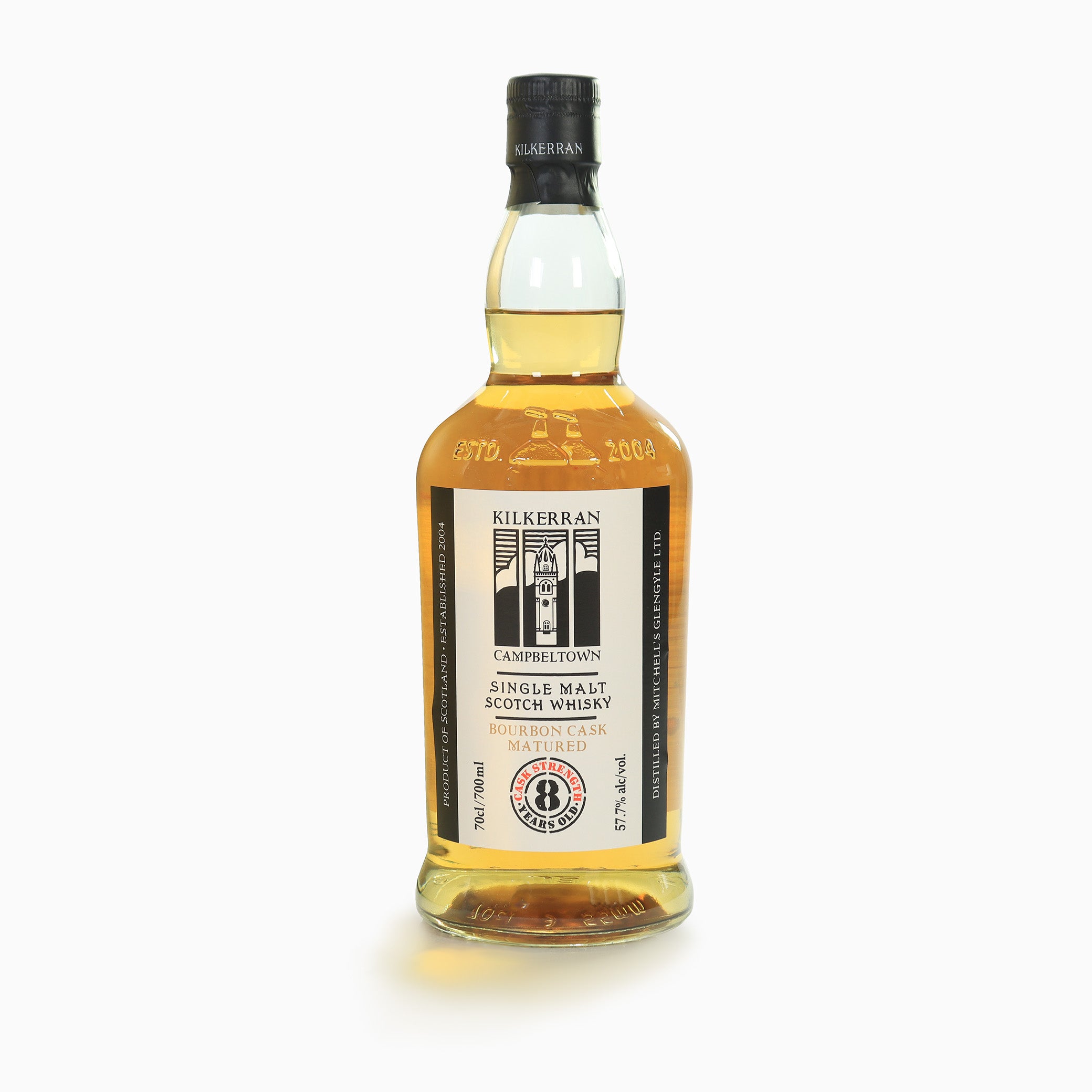 Kilkerran - 8 Year Old (Cask Strength) Bourbon Cask Matured 57.7%